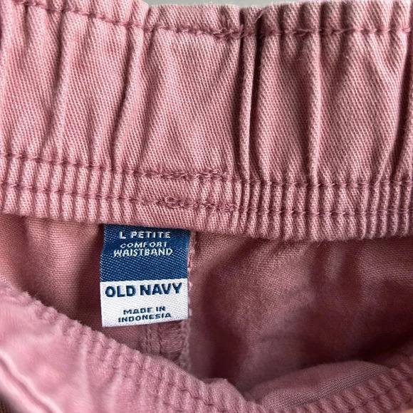 Old Navy Pink Pants Joggers | Jogger Pants | Pink Joggers | Old Navy Petite Pant - Picture 4 of 8